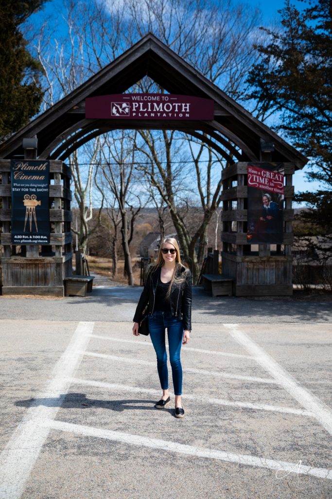 Plimoth Plantation entrance