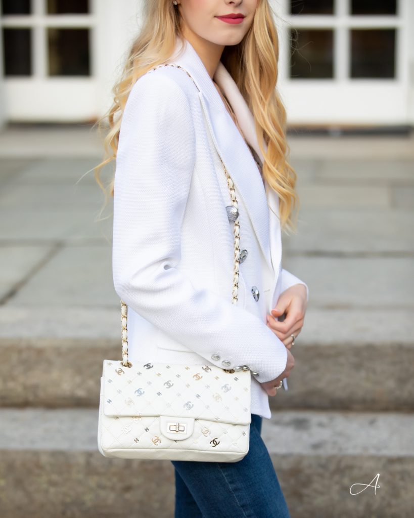 Pairing A White Blazer with Shorts - Alyssa Smirnov